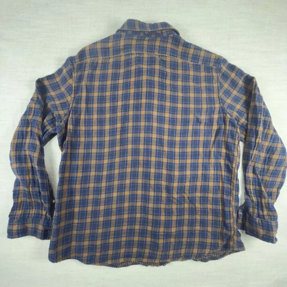 Banana Republic Untucked Standard Fit Plaid Shirt XL.